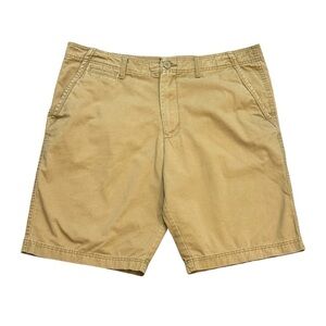 OP Ocean Pacific 12” Flat Front Chino Shorts OM13226 Desert Camel Brown Men’s 42